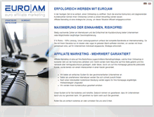 Tablet Screenshot of euro-am.com
